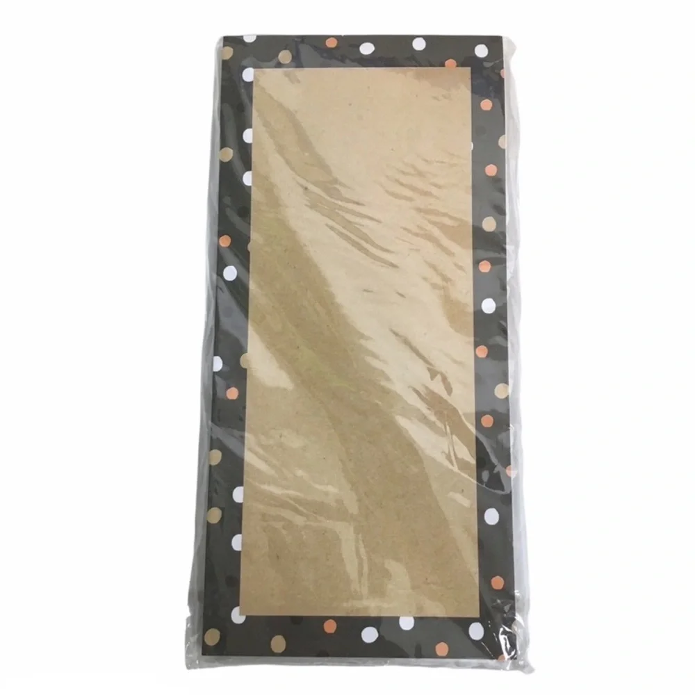 Halloween Planner Stationery Kit Set List Pad Sticky Notes Kraft Paper Dots